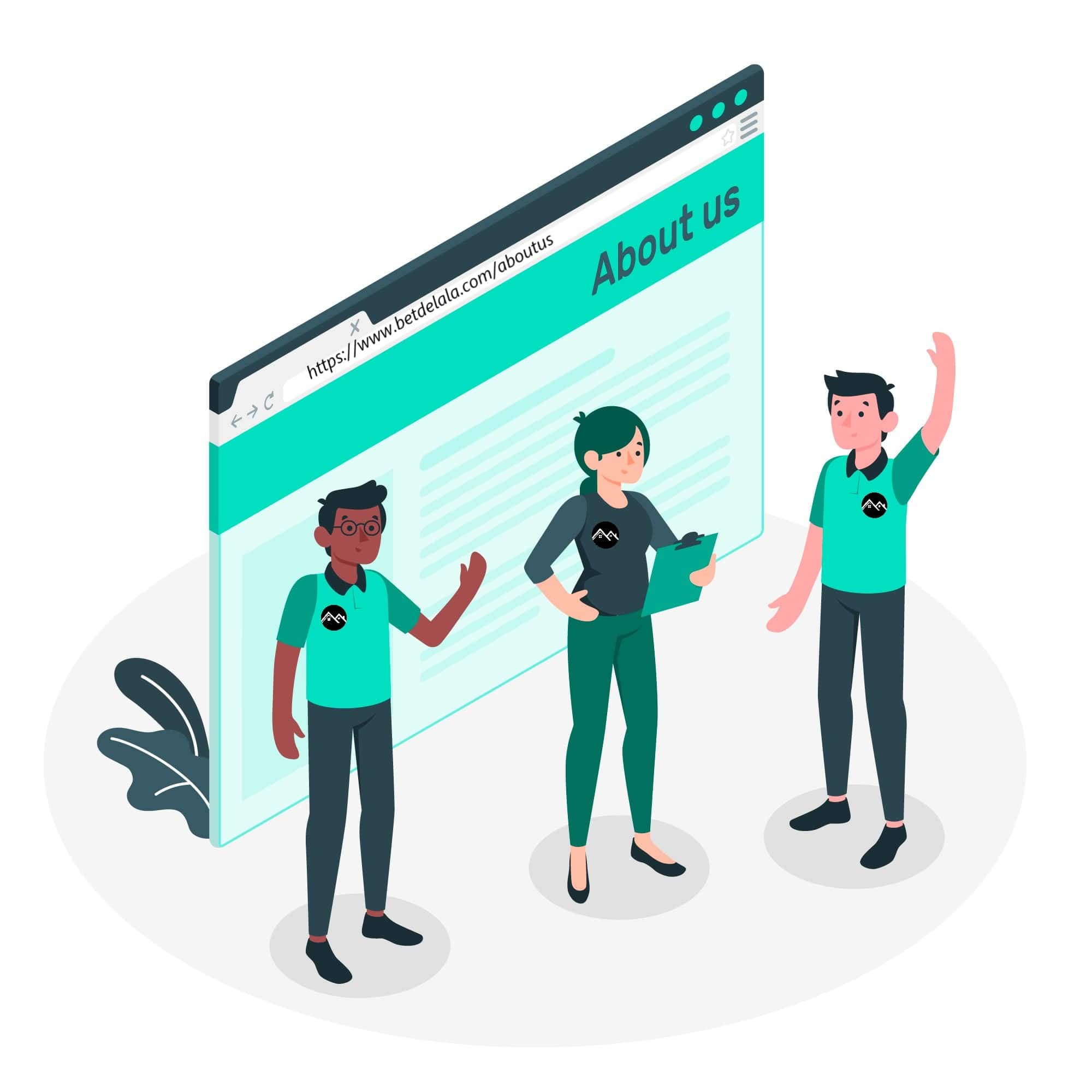 A diverse team collaborating in a modern office
